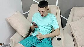 Hijastro Gives White Cock for Deepthroat and Cum Swallow