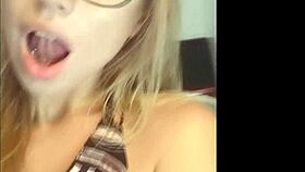 My homemade teen 18+ blonde babe pussy play