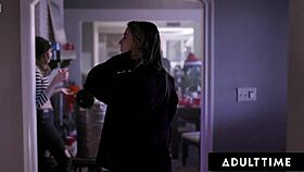 Adult Time - Voyeur Lesbian Teen 18+ Watches Aidra Fox And Kristen Scott Lick Each Others Pussies