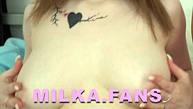 Wet deepthroat orgy with fat babe and double natural tits action