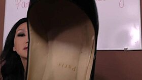 Mean Teacher Vicki Chase Makes Slave Lick Ass 😈