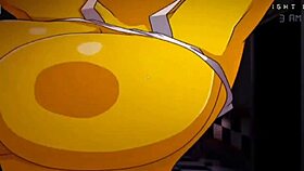 Chica shows off her big boobs