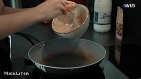 Her favorite breakfast includes pancakes and a steamy quickie. This bodybuilder knows how to start her day!