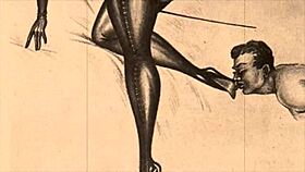 Vintage erotic drawings from retro comics and anime!