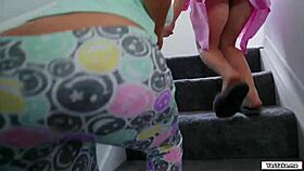 Did you see those horny sluts sharing their neighbor's dick?