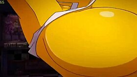 Chica shows off her big boobs