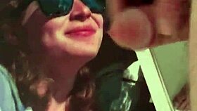 Cum tribute explodes with intense masturbation passion