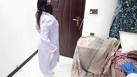 Pakistani college girl Sobia Nasir strips for a hot nude dance