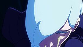 mei mei giving sloppy blowjob in public park