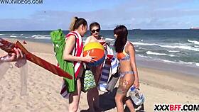 Spring Break Turns Wild as Friends Share a Monster Cock POV