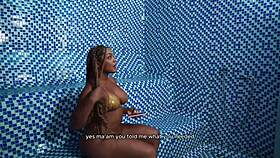 Narrative-Neutral: My friend's son joins me in a public sauna for a unique encounter