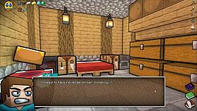 hornycraft parody hentai game pornplay ep 43 steve is fucking a sexy watermelon