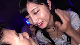 moa the slender babe waits in the cafe then eagerly sucks cock and squirts wildly during hardcore facial sex