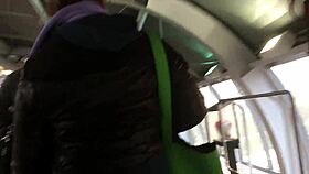 Why Touch the Brown Nylon Jacket of a Chubby Girl on the Street in Part 1?