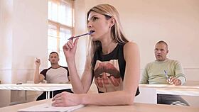 orgy in classroom! wild promo with gagging and choking!