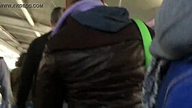 Why Touch the Brown Nylon Jacket of a Chubby Girl on the Street in Part 1?