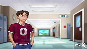 teacher discovers cock size anomaly in summertime saga hentai