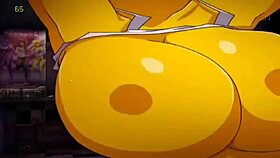 Chica shows off her big boobs