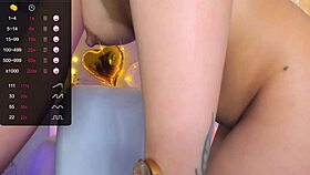 cute brunette with small 18+ tits bends over in doggy style for hentai play