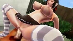 Broken Bride Rides Cowgirl In Anime Hentai Sex 😍