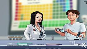 teacher discovers cock size anomaly in summertime saga hentai