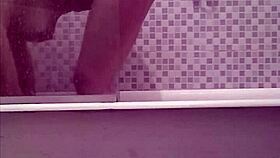 I spied on my sister in the bath, what a view!