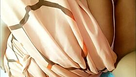 Manipuri chubby bhabhi indulges in pleasure