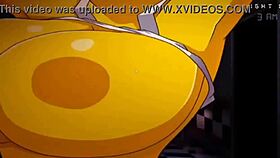 Chica shows off her big boobs