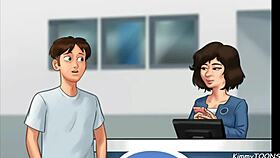 managers daughter sucks my dick behind the front desk