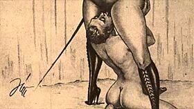 Vintage erotic drawings from retro comics and anime!