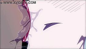 mei mei giving sloppy blowjob in public park