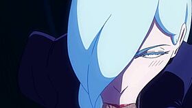 mei mei giving sloppy blowjob in public park