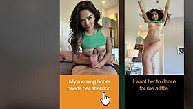 LifeSelector features a threesome with your girlfriend Scarlett Alexis and busty neighbor Lexi Luna.