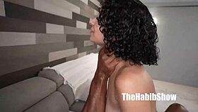 Latina Lina Love, 19-year-old newbie, gets fucked by Jay Bangher's big black cock