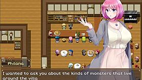 Why does the horny client grab the waitress's big tits in Philana and the elixir of life part 2?