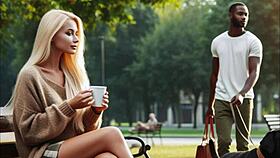 Cheating white woman meets black man at the park audio story bbc