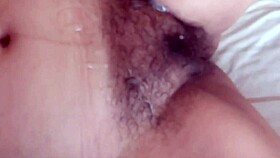 Step-sis sucks and strokes step-bro's cock until he cums