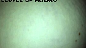 She whispers, 'Fuck my tight ass hard on the bed, babe.' Her horny girlfriend joins for intense anal with the couple.