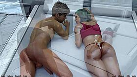 Stranded in space, getting dominated by curvy femdom mistress 😈