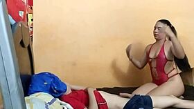 my stepsister artemisa convinced me to fuck her for the first time, but only if she keeps it secret from my stepdad?