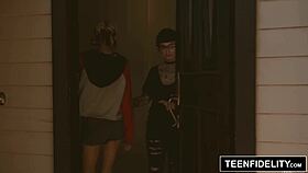 tiny teen hime marie gets creampied after intense hard fuck