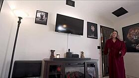 My depressed step-mom Misty needs my sperm to feel better