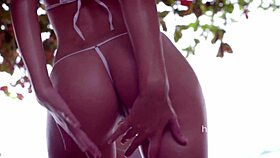 4 Beauty Girls Bare All on Nude Beach!