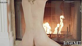 naughty honey plays solo with dildo