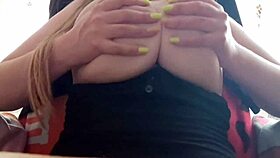 I Can’t Stop Toying With My Huge Tits Until I Reach A Luxury Orgasm!