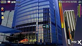 In this 3d cartoon game, the employee flirts with the boss at work in fashion business episode 1 scene 82.