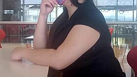 Oops, wrong hole for the milf at the mall, anal sex ends with creampie.