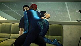 mystique in 3d hentai black sex preview