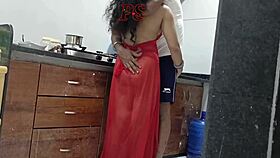 Rohit had rough sex with Ajay’s wife Soni in the kitchen. Ajay was at work while Soni made tea alone.