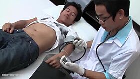 Kinky doctor barebacks young Jimmy 😈